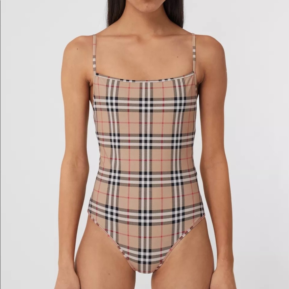 Burberry Vintage Checked Swimsuit